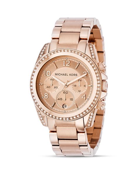 michael kors horloge zilver rose|michael kors rose gold tone.